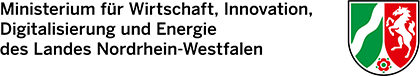 Logo - Ministerium für Wirtschaft, Innovation, Digitalisierung und Energie des Landes Nordrhein-Westfalen